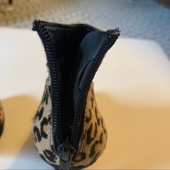 Aldo Leopard Textured Booties - Size 6.5 - Picture 7 of 8